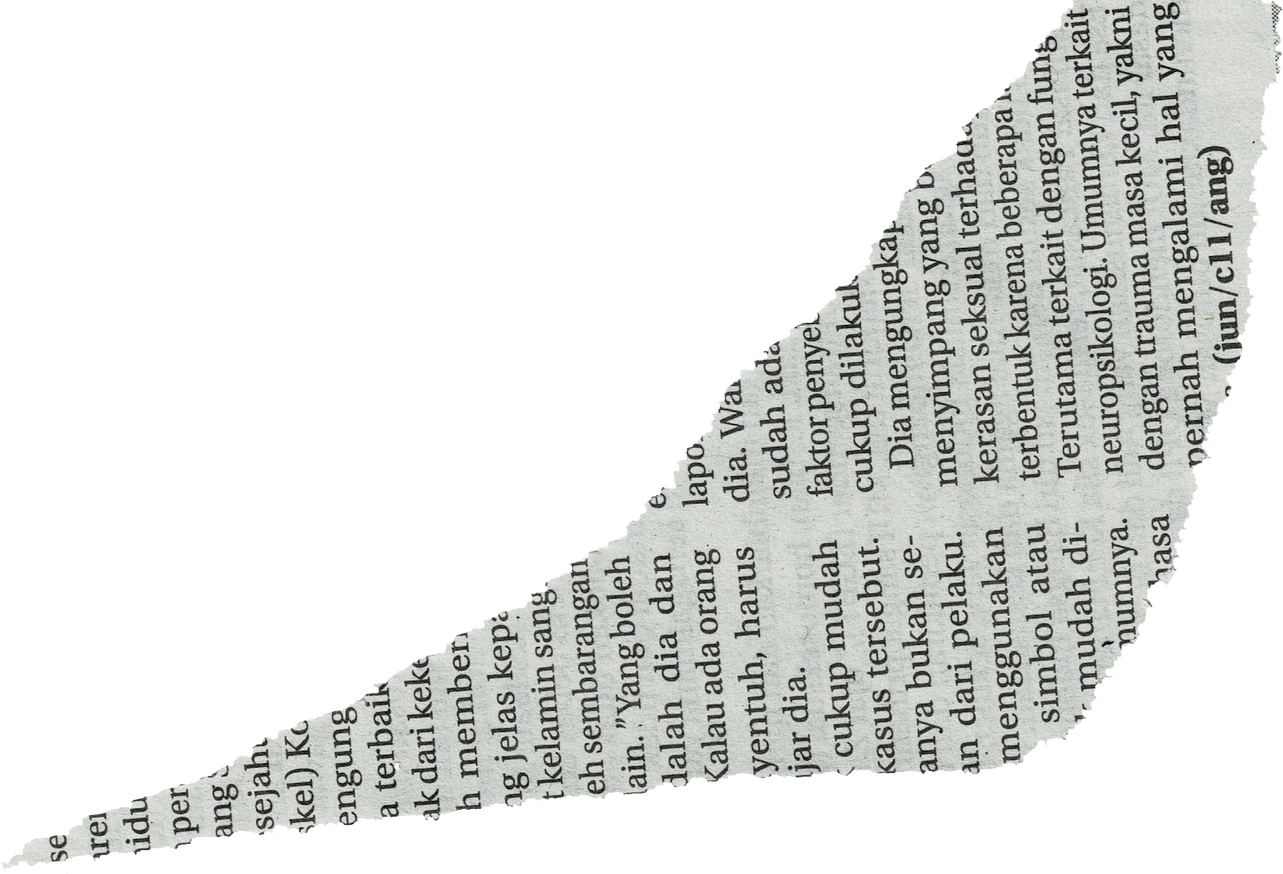 Torn Newspaper Strip